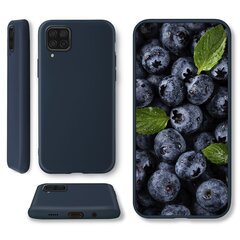 Чехол Moozy Lifestyle для Huawei P40 Lite, силиконовый чехол с матовым покрытием и подкладкой из мягкой микрофибры, полуночно-синий цена и информация | Чехлы для телефонов | kaup24.ee