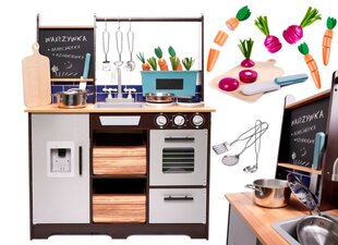 Деревянная кухня с аксессуарами Loft XXL, 96 см цена и информация | Игрушки для девочек | kaup24.ee
