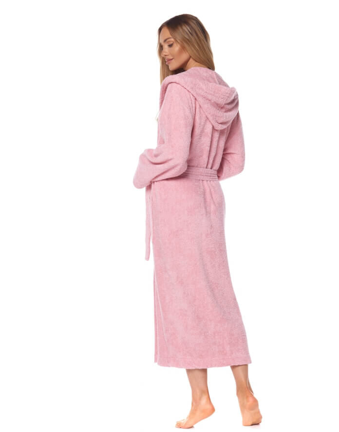Naiste pikk hommikumantel kapuutsiga L&L 2102 hind ja info | Naiste hommikumantlid | kaup24.ee
