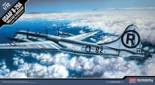 Liimitav mudel Academy 12528 USAAF B-29A Vaikse ookeani teater 1/72 цена и информация | Liimitavad mudelid | kaup24.ee