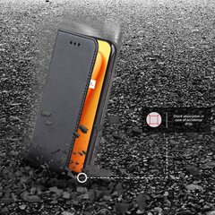 Перекидной чехол Moozy для Realme 7 Pro - Черный магнитный откидной футляр с держателем для карт и подставкой цена и информация | Чехлы для телефонов | kaup24.ee