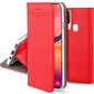 Moozy Klapiga Ümbris Samsung A20e, Punane - Magnetilise Klapiga Ümbris Koos Kaardi- ja Telefonihoidjaga hind ja info | Telefoni kaaned, ümbrised | kaup24.ee