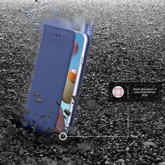 Перекидной чехол Moozy для Samsung A21s - Темно-синий магнитный откидной футляр с держателем для карт и подставкой цена и информация | Чехлы для телефонов | kaup24.ee