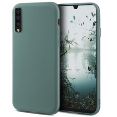 Силиконовый чехол Moozy Minimalist для Samsung A50, тонкий и матовый чехол из силикона TPU, серо-голубой цена и информация | Чехлы для телефонов | kaup24.ee