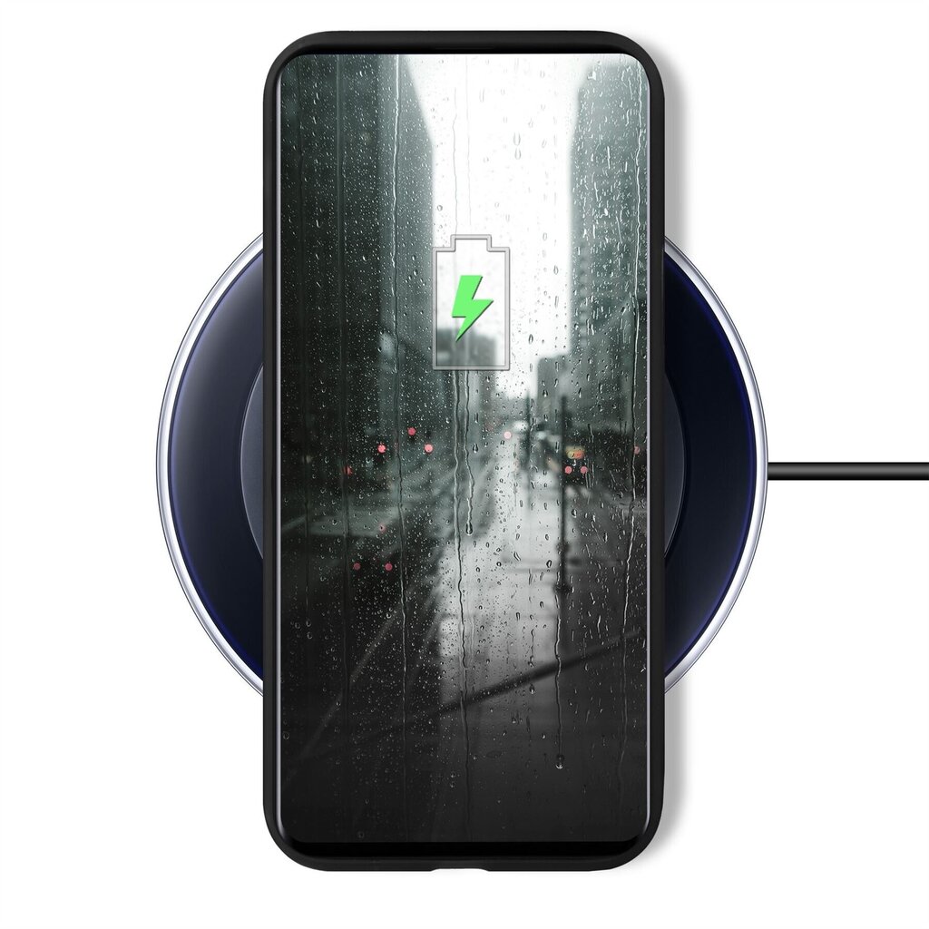 Moozy Minimalist Kerge Silikoonist Ümbris Samsung S10e, Must – Matt Õhuke Pehme TPU Ümbris hind ja info | Telefoni kaaned, ümbrised | kaup24.ee