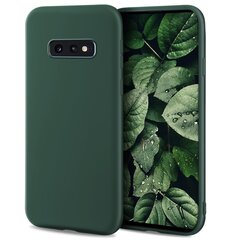 Moozy Minimalist Kerge Silikoonist Ümbris Samsung S10e, Tumeroheline – Matt Õhuke Pehme TPU Ümbris цена и информация | Чехлы для телефонов | kaup24.ee