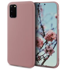 Силиконовый чехол Moozy Minimalist для Samsung S20, тонкий и матовый чехол из силикона TPU, роза бежевого цвета цена и информация | Чехлы для телефонов | kaup24.ee