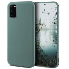 Силиконовый чехол Moozy Minimalist для Samsung S20, тонкий и матовый чехол из силикона TPU, серо-голубой цена и информация | Чехлы для телефонов | kaup24.ee