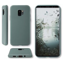 Силиконовый чехол Moozy Minimalist для Samsung S9, тонкий и матовый чехол из силикона TPU, серо-голубой цена и информация | Чехлы для телефонов | kaup24.ee