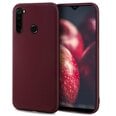 Силиконовый Чехол Moozy Minimalist для Xiaomi Redmi Note 8 – тонкий и матовый чехол из силикона TPU, винно-красный