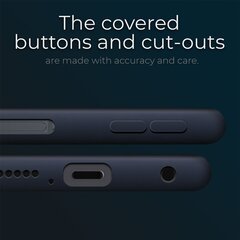 Moozy Lifestyle Ümbris Xiaomi Redmi Note 9S, Redmi Note 9 Pro - Esmaklassiline Silikoonümbris Mattviimistlusega ja Pehme Mikrokiudvoodriga, Kesköö Sinine hind ja info | Telefoni kaaned, ümbrised | kaup24.ee
