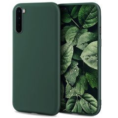 Силиконовый Чехол Moozy Minimalist для OnePlus Nord – тонкий и матовый чехол из силикона TPU, темно-зеленый цена и информация | Чехлы для телефонов | kaup24.ee