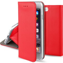 Перекидной чехол Moozy для iPhone 6s, iPhone 6 - красный магнитный откидной футляр с держателем для карт и подставкой цена и информация | Чехлы для телефонов | kaup24.ee