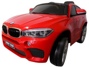 Детский электромобиль BMW X6M, красный цена и информация | Электромобили для детей | kaup24.ee