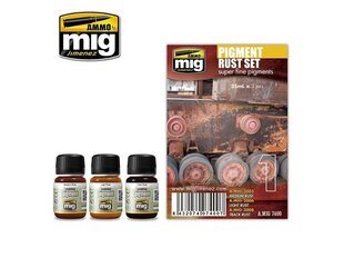 AMMO MIG - PIGMENT RUST SET. AMIG7400 hind ja info | Kunstitarbed, voolimise tarvikud | kaup24.ee