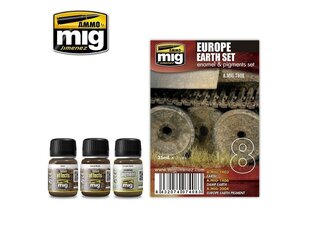 AMMO MIG - EUROPE EARTH SET. AMIG7408 цена и информация | Принадлежности для рисования, лепки | kaup24.ee
