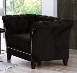 Кресло Ropez Derby, черное цена и информация | Кресла в гостиную | kaup24.ee