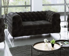 Двухместный диван Ropez Chelsea, черный цена и информация | Диваны | kaup24.ee