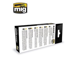 AMMO MIG - BLACK & WHITE TECHNIQUE SET. AMIG7128 цена и информация | Принадлежности для рисования, лепки | kaup24.ee