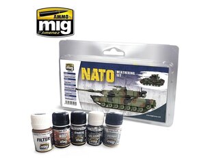 AMMO MIG - NATO WEATHERING SET. AMIG7446 цена и информация | Принадлежности для рисования, лепки | kaup24.ee