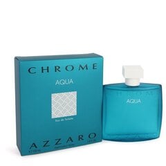Tualettvesi Azzaro Chrome Aqua EDT meestele,100 ml hind ja info | Meeste parfüümid | kaup24.ee