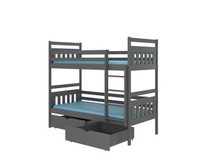 Narivoodi ADRK Furniture Ada 90x200cm, hall цена и информация | Детские кровати | kaup24.ee