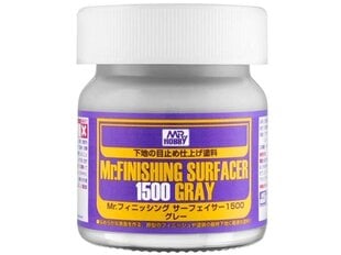 Mr.Hobby - Mr.Finishing Surfacer 1500 Gray teraga krunt, 40 ml, SF-289 hind ja info | Kunstitarbed, voolimise tarvikud | kaup24.ee