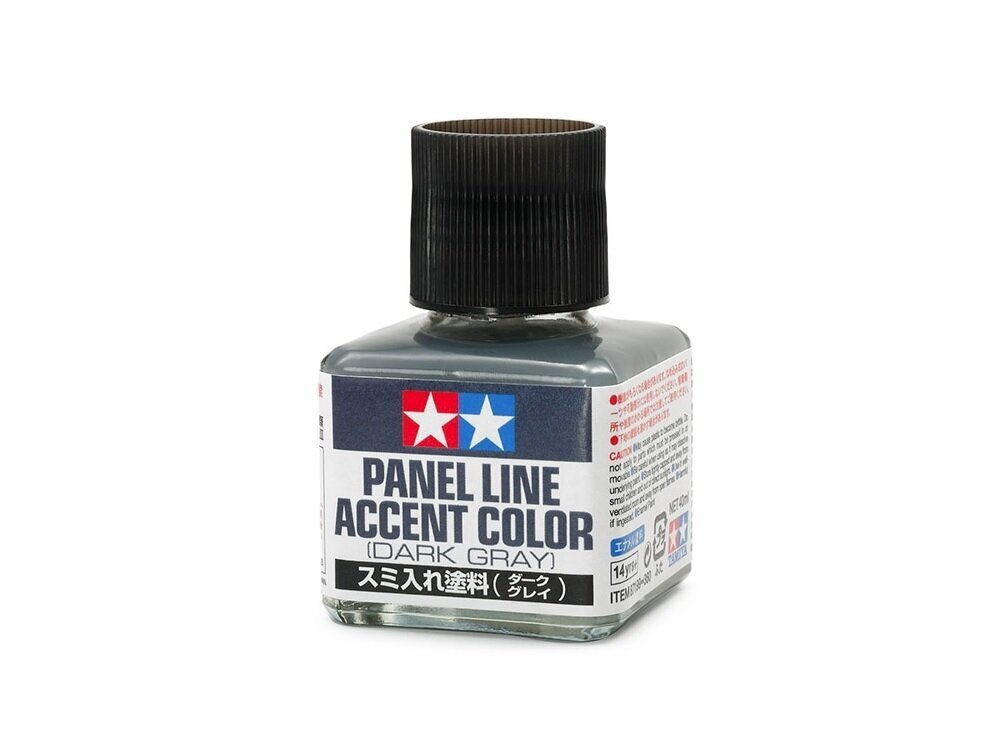 Tamiya - Panel line accent color Dark Gray, 40ml, 87199 цена и информация | Kunstitarbed, voolimise tarvikud | kaup24.ee