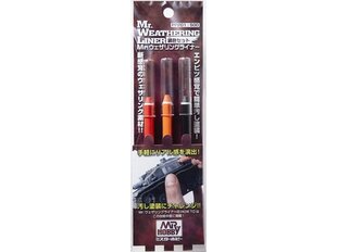 Сборная модель Mr.Hobby - Mr. Weathering Liner RUST Color Set, PP-201 цена и информация | Принадлежности для рисования, лепки | kaup24.ee