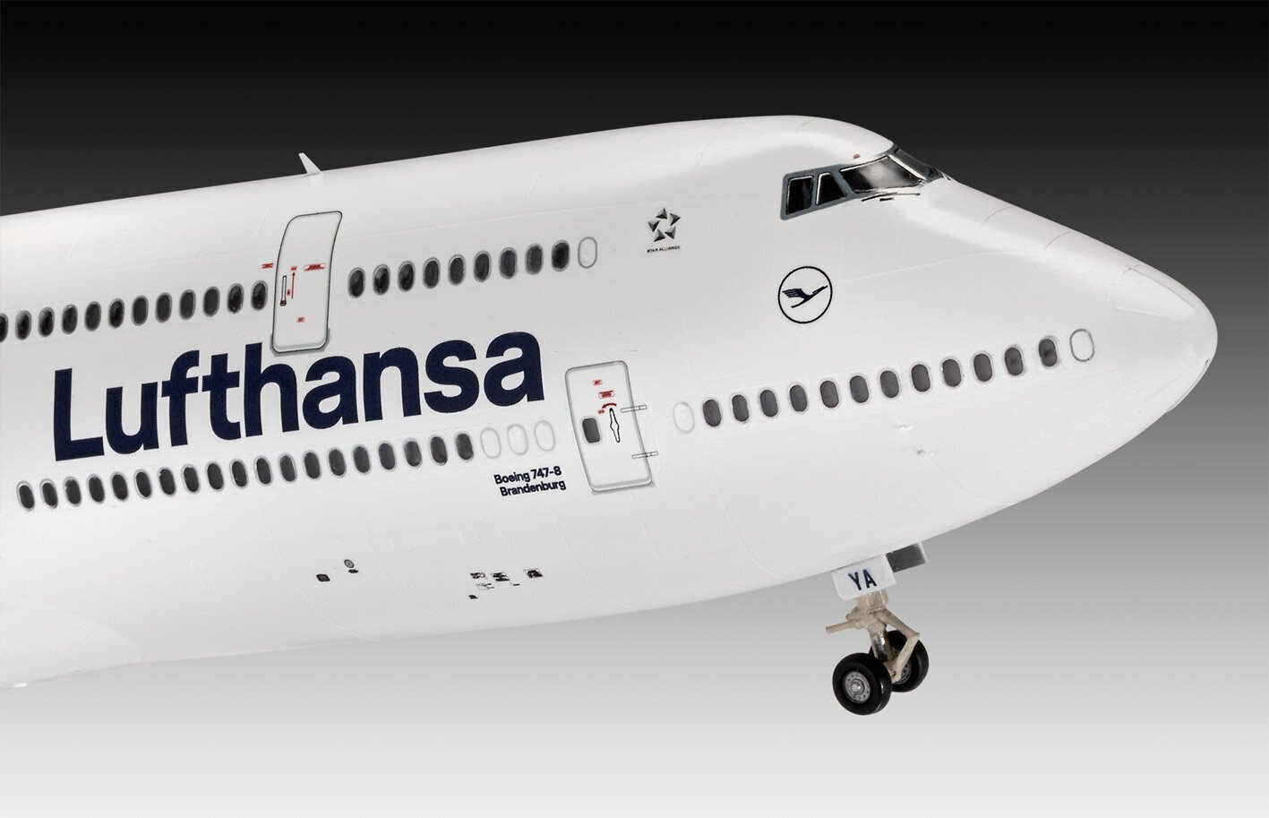 Revell - Boeing 747-8 Lufthansa "New Livery", 1/144, 03891 hind ja info | Klotsid ja konstruktorid | kaup24.ee