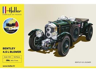 Сборная пластиковая модель Heller - Bentley 4.5 л, Blower, подарочный набор, 1/24, 56722 цена и информация | Конструкторы и кубики | kaup24.ee