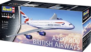 Revell - A380-800 British Airways, 1/144, 03922 hind ja info | Klotsid ja konstruktorid | kaup24.ee