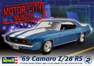 Revell - 1969 Camaro Z/28 RS, 1/25, 17457 цена и информация | Конструкторы и кубики | kaup24.ee