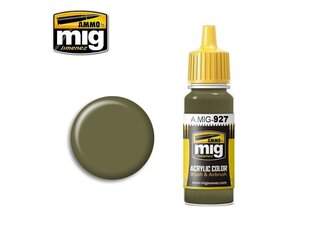 AMMO MIG - OLIVE DRAB LIGHT BASE, 17ml. 0927 hind ja info | Kunstitarbed, voolimise tarvikud | kaup24.ee