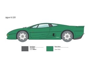 Italeri - Jaguar XJ 220, 1/24, 3631 hind ja info | Klotsid ja konstruktorid | kaup24.ee