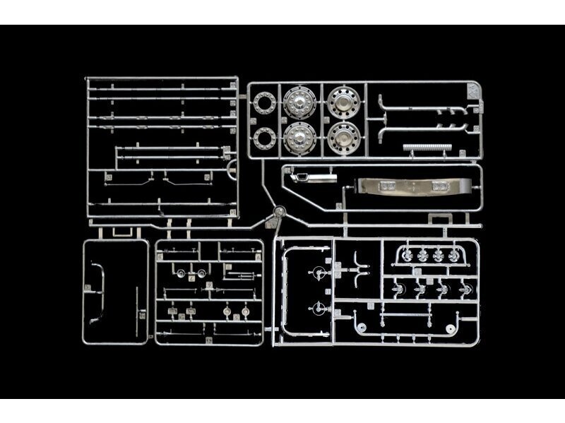 Italeri - Scania R730 Streamline 4×2 Show Trucks Super Decal — Chromed Adhesive Sheet, 1/24, 3952 цена и информация | Klotsid ja konstruktorid | kaup24.ee