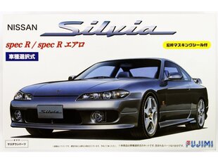 Пластиковая сборная модель Fujimi - Nissan S15 Silvia Spec R/Aero with Window Frame Masking Stickers, 1/24, 03935 цена и информация | Конструкторы и кубики | kaup24.ee