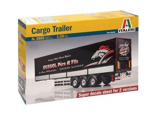 Сборная пластиковая модель Italeri - Cargo Trailer, 1/24, 3885 цена и информация | Конструкторы и кубики | kaup24.ee