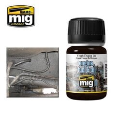 Краска AMMO MIG - FRESH ENGINE OIL, 35 мл, 1408 цена и информация | Принадлежности для рисования, лепки | kaup24.ee