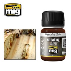 AMMO MIG - STREAKING RUST EFFECTS, 35ml, 1204 hind ja info | Kunstitarbed, voolimise tarvikud | kaup24.ee