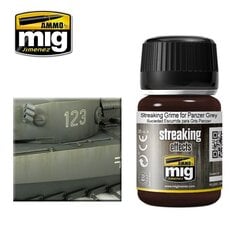 AMMO MIG - STREAKING GRIME FOR PANZER GREY, 35ml, 1202 hind ja info | Kunstitarbed, voolimise tarvikud | kaup24.ee