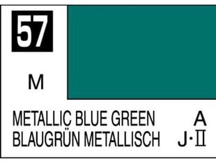 Краска Mr.Hobby - Mr.Color C-057 голубо-зеленая, 10 мл цена и информация | Принадлежности для рисования, лепки | kaup24.ee