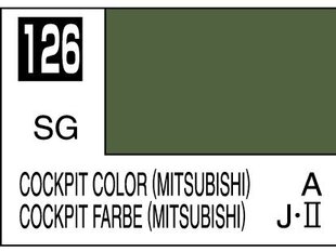 Краска Mr.Hobby - Mr.Color C-126 зеленая, 10 мл цена и информация | Принадлежности для рисования, лепки | kaup24.ee