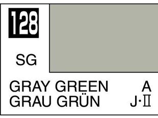 Краска Mr.Hobby - Mr.Color C-128 серо-зеленый, 10 мл цена и информация | Принадлежности для рисования, лепки | kaup24.ee