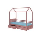 Voodi ADRK Furniture Rose 80x190 cm, roosa