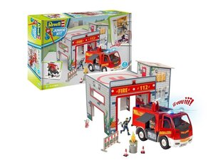 Конструктор Revell - JUNIOR KIT Play Set Fire Station, 1/20, 00852 цена и информация | Конструкторы и кубики | kaup24.ee