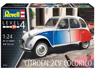 Revell - Citroen 2 CV Cocorico, 1/24, 07653 hind ja info | Klotsid ja konstruktorid | kaup24.ee