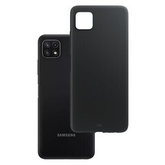 3MK Matt ümbris Samsung Galaxy A22, must hind ja info | Telefoni kaaned, ümbrised | kaup24.ee