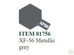 Краска Tamiya - XF-56 Metallic grey, 10 мл цена и информация | Принадлежности для рисования, лепки | kaup24.ee