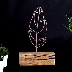 Dekoratiivne kuju Feather Mini Bronze hind ja info | Sisustuselemendid | kaup24.ee